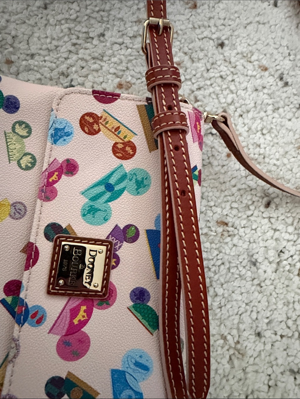 Dooney & Bourke X Disney Collab Princess Hats Crossbody Bag - Picture 3 of 12
